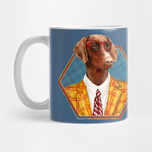 Hipster Dobermann - Doberman Pinscher Mug